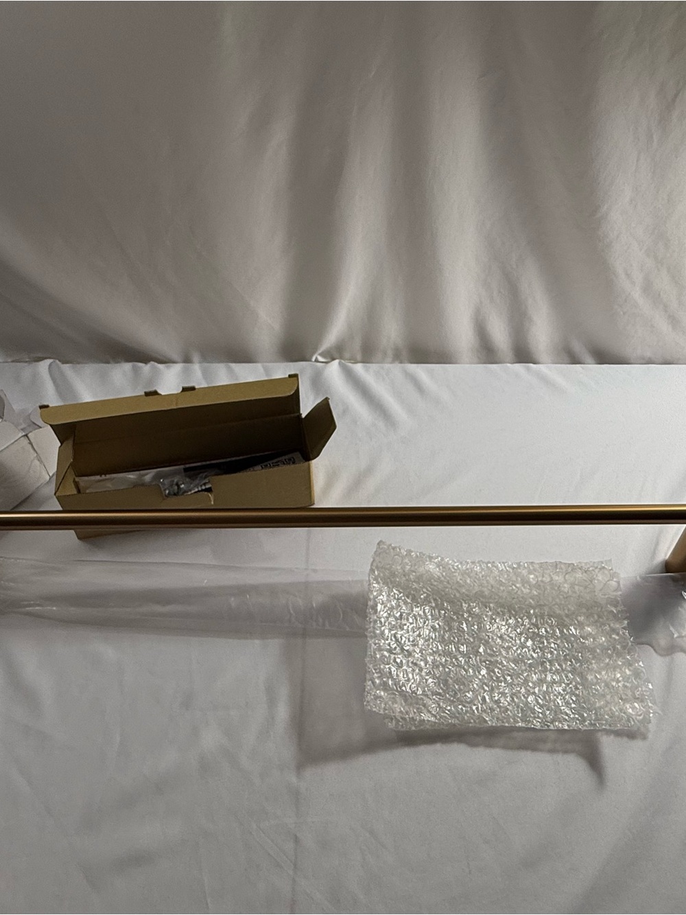 Moen Brushed Gold Shower/Towel Bar